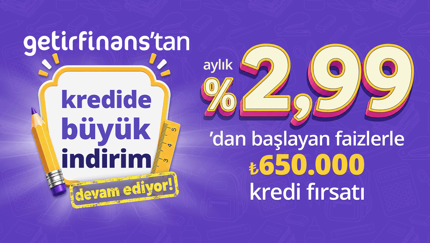 5-9 Eylül arasında indirimli kredi faiz oranları!